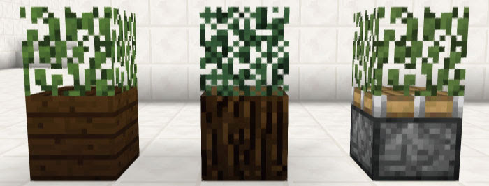 マインクラフト 観葉植物のデザイン18個まとめ マイクラモール