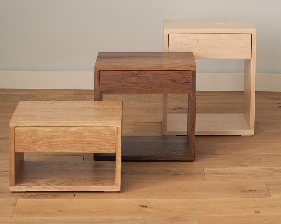 Cube | Modern Bedside Drawer Table | Natural Bed Company