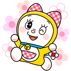 Line スタンプ ドラえもん ドラミ スタンプサンプル画像 アプリ学園