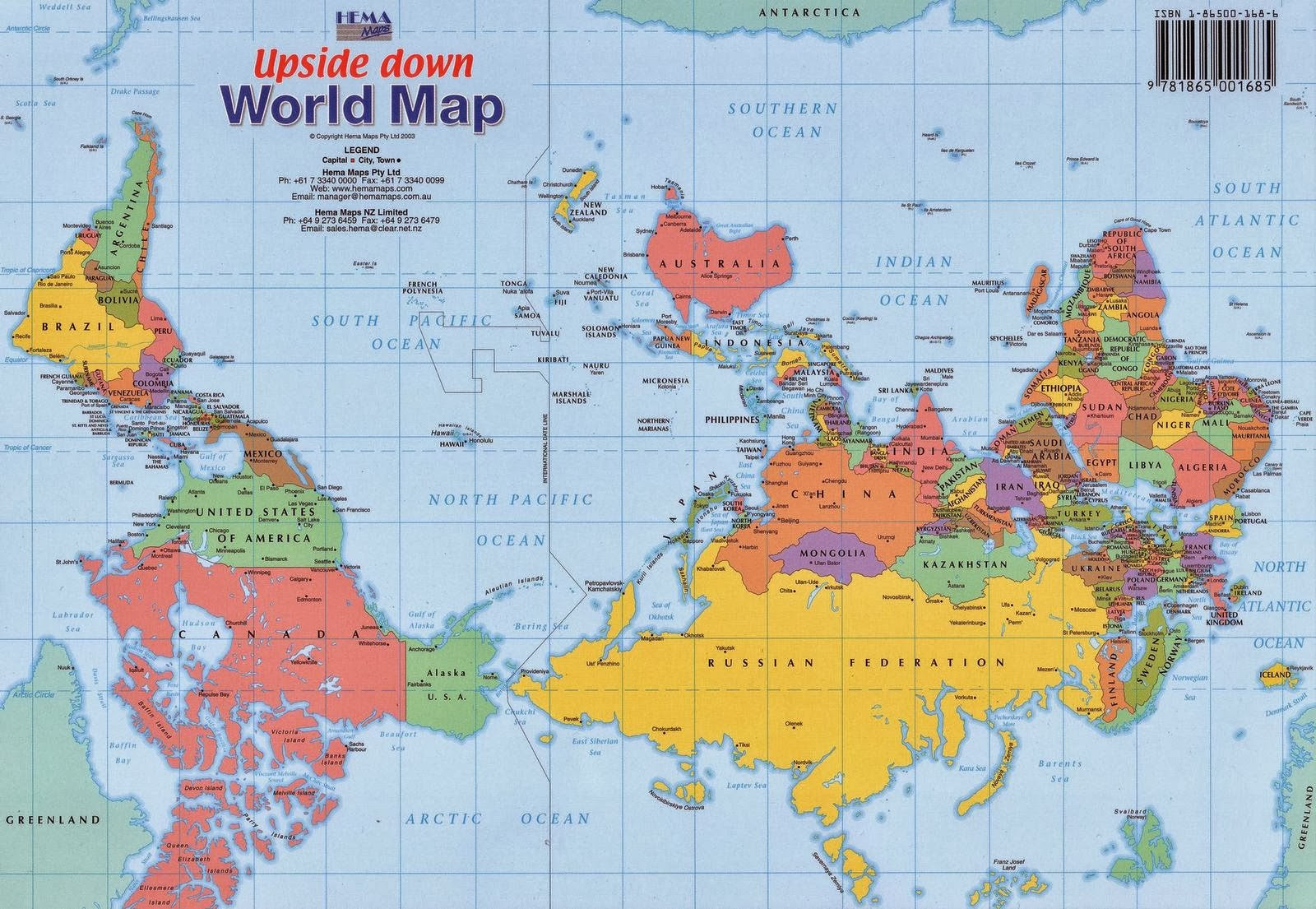 世界地図逆さ３