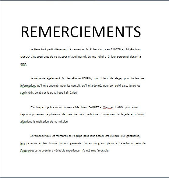 lettre de remerciement alternance