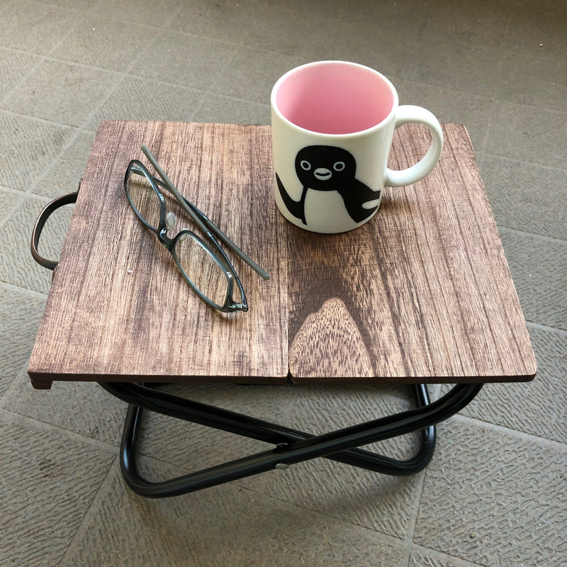 キャンプ道具自作 セリアまな板 リメイク ダイソーパイプ椅子で作っ