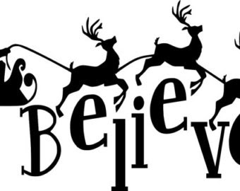 Download Santa And Reindeer Silhouette at GetDrawings | Free download