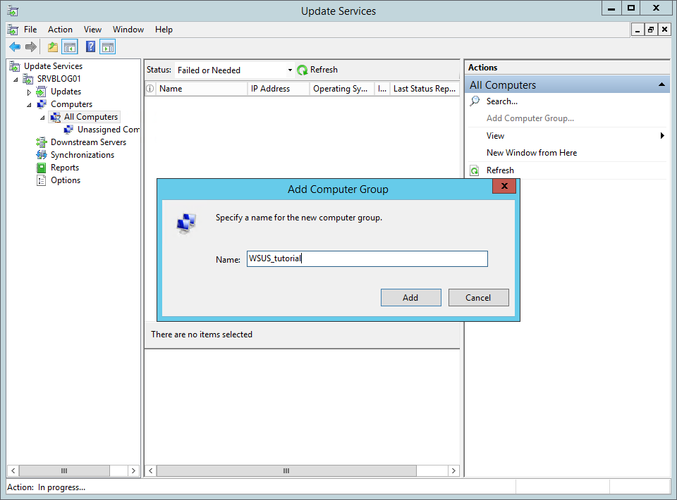 How to install and configure Windows Server Update Services (WSUS)