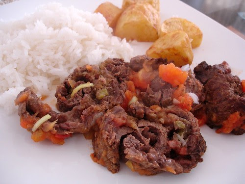 Giant stuffed steak