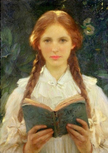 William Llewellyn, Girl with Pigtails