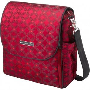 Petunia Pickle Bottom Boxy Backpack in Spiced Crimson Roll