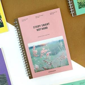 韓国雑貨 スマートにお勉強のお手伝い Note Hard Study Smart スタディプランナー スケジュール帳 手帳 可愛い かわいい 韓国文房具 ウィルマート