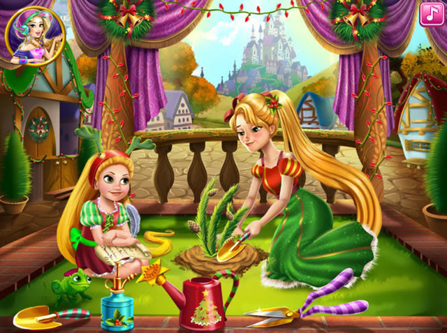 Rapunzel Mommy Christmas Tree Girls games GamingCloud Rapunzel Mommy Christmas Tree Girls games GamingCloud