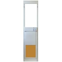 Power Pet Electronic Sliding Glass Patio Pet Door, Large, Regular Height PX-2SGR