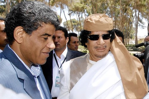Former Libyan Defense Minister Abdullah Senussi was reportedly arrested in Mauritania on March 18, 2012. He is pictured here along with the late Col. Muammar Gaddafi. Libya was targeted in an imperialist war against the North African state during 2011. by Pan-African News Wire File Photos