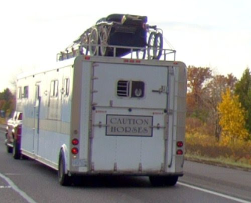 Horse Trailer and Buggy