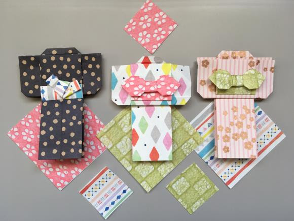 折り紙で作る浴衣と帯の作り方 夏らしくて日本っぽい折り紙 子育て応援サイト March マーチ