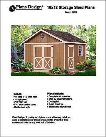Storage Shed Plans