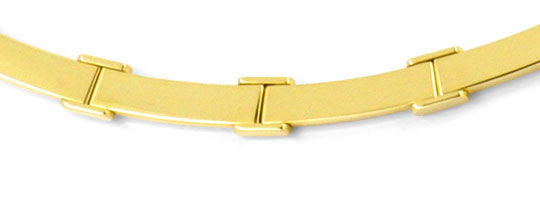 Original-Foto 2, DESIGNER-KOLLIER GEBOGENE PLATTEN MIT SCHARNIER-BÜGELN