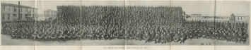 photo of the U.S. Army 131st Regiment Field Artillery, American Expeditionary Force, Camp Stuart, VA taken March 17, 1919