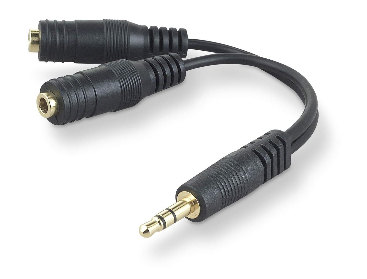 http://www.amazon.com/Belkin-Speaker-and-Headphone-Splitter/dp/B000067RC4/ref=sr_1_2?s=electronics&ie=UTF8&qid=1415288274&sr=1-2&keywords=headphone+splitter