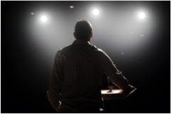 speaker on stage