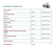 23+ Top Ideas Emergency Contact List