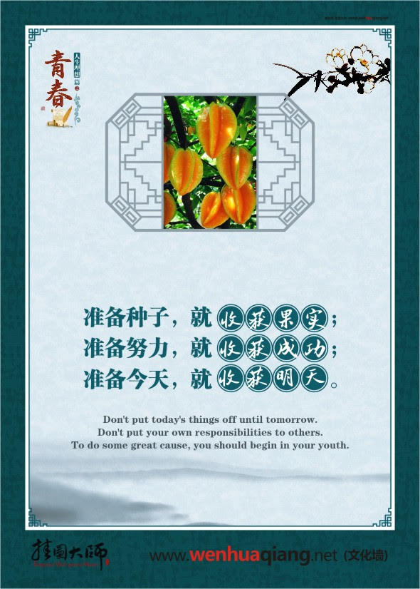 教室墙面布置图片教室标语励志名人名言学校励志标语青春励志名言青春箴言准备种子 就收获果实 准备努力 就收获成功 准备今天 就收获明天 青春名言 名言警句标语 校园文化墙 文化墙 企业文化墙 公司文化墙 校园文化墙 工厂标语 医院标语 养生标语 品质标语
