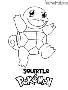pokemon coloring pages  print and color