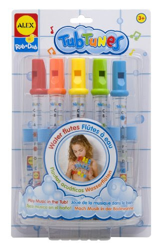 Faujas SAS - ALX4005 - Jeu éducatif premier âge - Eveil - 5 Flutes de Bain