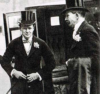 Winston Churchill joven