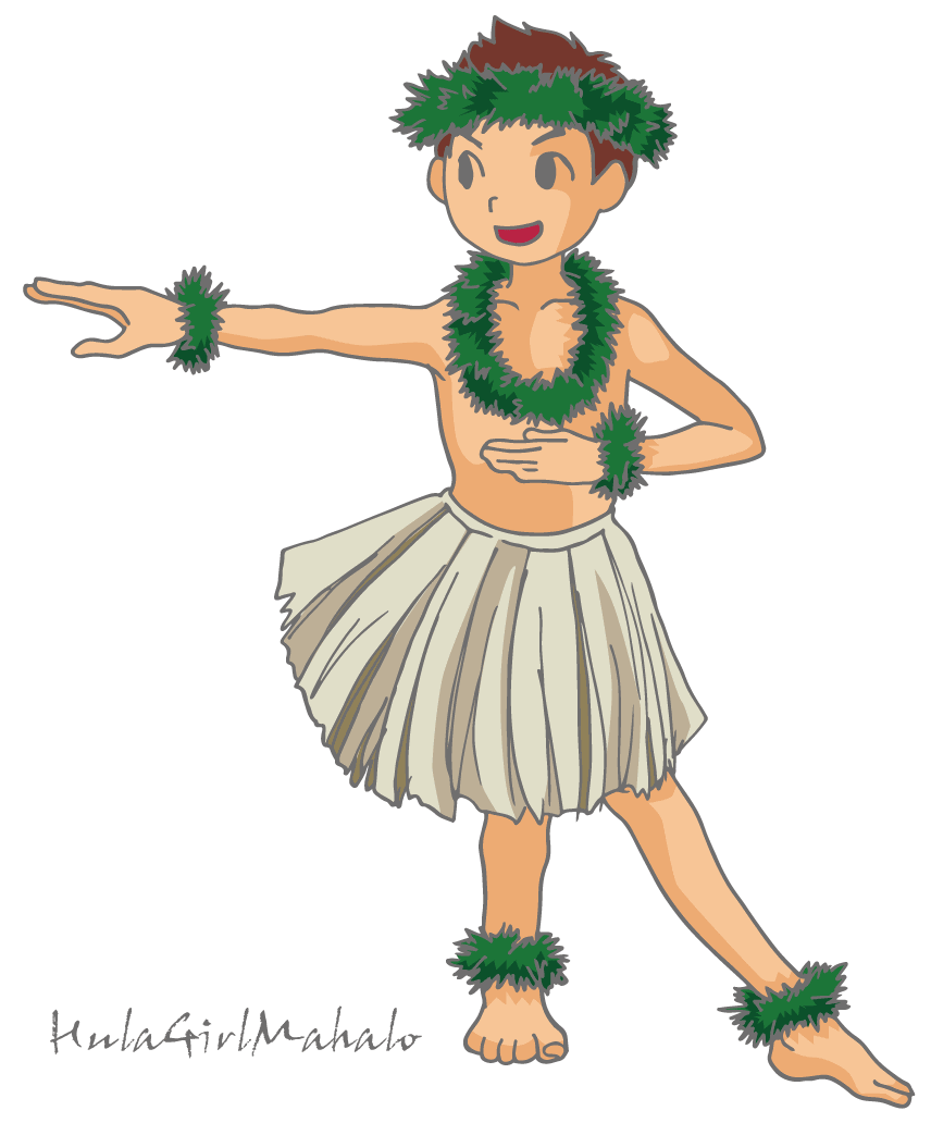 フラダンス 南国 イラスト フリー素材配布 フラガール マハロ