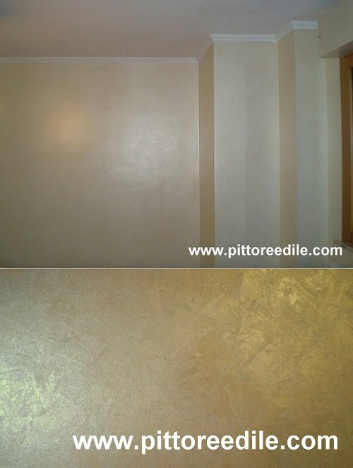 Pittura tamponato brillantinato
