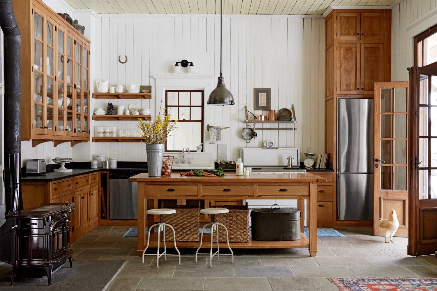 Kitchen Design Ideas Country Style Swing Kitchen