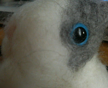 羊毛うさぎ ピースちゃんのお目目の色 ｂｕｎｎｙｔａｉｌ 羊毛うさぎ 楽天ブログ