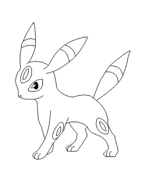  umbreon coloring pages free printable sheets