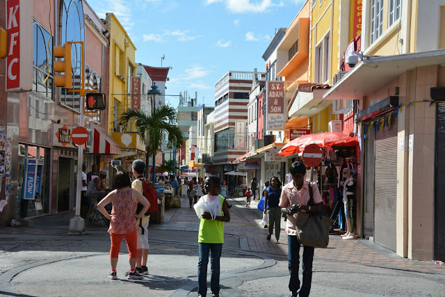 Bridgetown Barbados colors