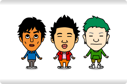 よしもと芸人オフィシャルグッズのイラスト 似顔絵 ちたまロケッツ