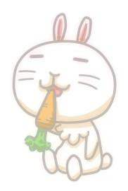 ニンジンを食べている耳短うさぎ Kmsys卯年賀状イラスト素材集