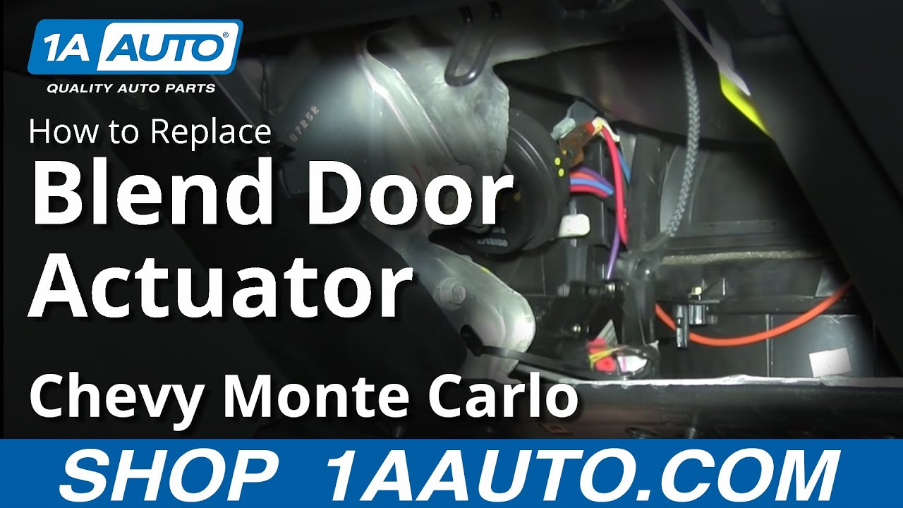 How To Install Replace AC Heater Temperature Actuator 2000