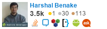 profile for Harshal Benake on Stack Exchange, a network of free, community-driven Q&A sites