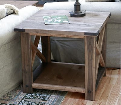 ... Build a Rustic X End Table | Free and Easy DIY Project and Furniture