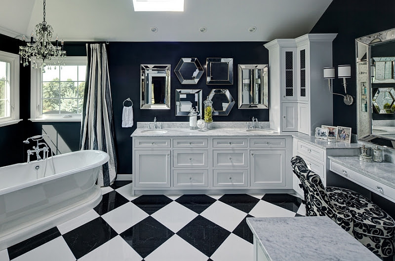 Black And White Bathrooms Design Ideas Decor And Accessories Black And White Bathrooms Design Ideas Decor And Accessories