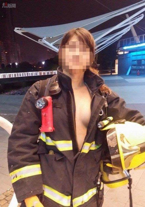 台妹著消防衣露半球 佢真係消防員? - 熱新聞 YesNews
