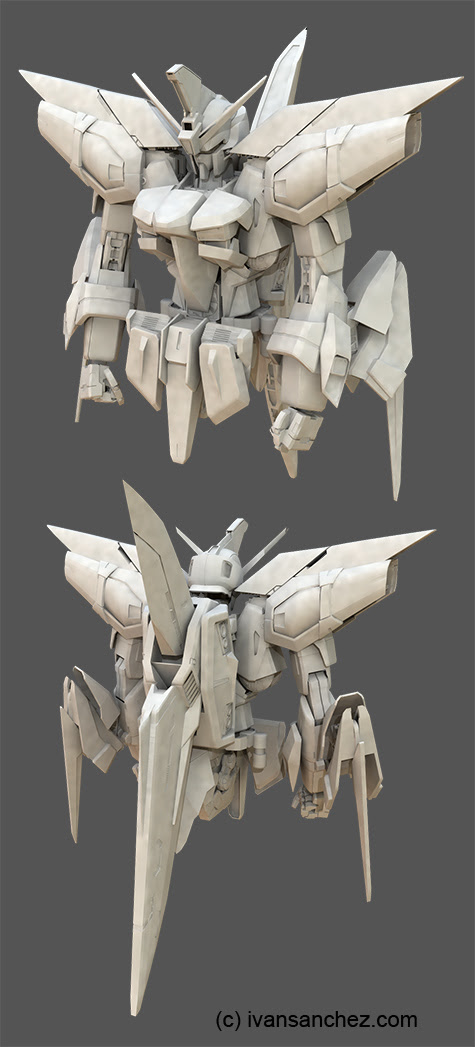 mobile suit gundam seed aegis 303 zgmf 3d mesh cg sandrum 