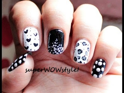 Toothpick Nail Art - No tools Nail Designs - YouTube