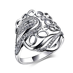 Party Accessories Cubic Zirconia 925 Sterling Silver Rings For Women Wedding Simple Jewelery New