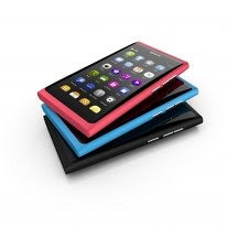 Stack of Nokia N9 device images