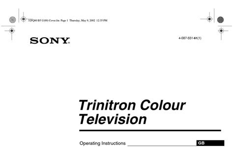 Link Download sony kv 32fq80 trinitron color tv service manual download iBooks PDF