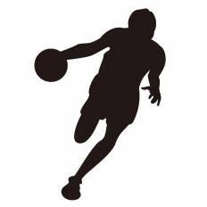 バスケットボール シルエット イラストの無料ダウンロードサイト