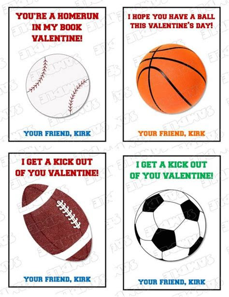  sports valentines free printable valentine s for your sports lover