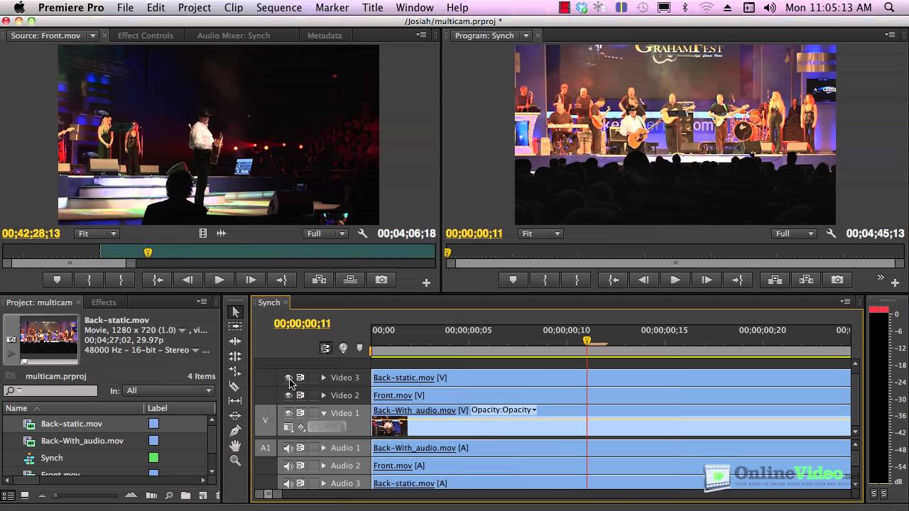 Multicamera Editing in Adobe Premiere Pro CS6 - YouTube