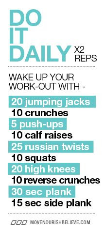 morning workout
