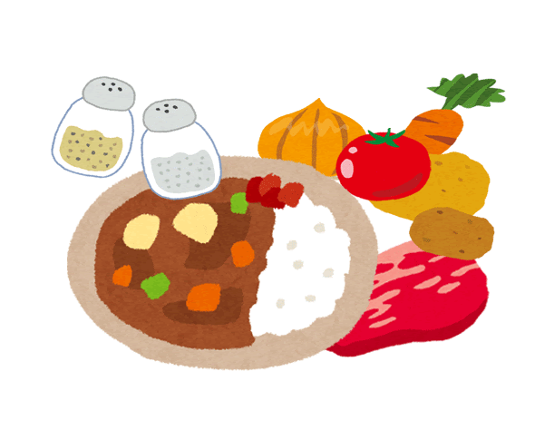 節約メニューと普段使いの食器 肉だんごと白菜の 若貧民とカレー